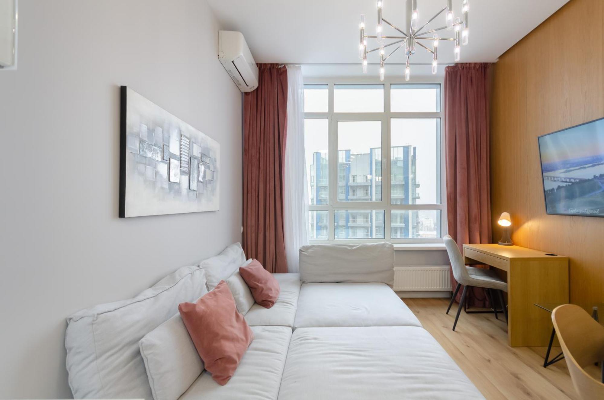 03460 Residential complex Central Park cozy apartment Kiev Exterior foto